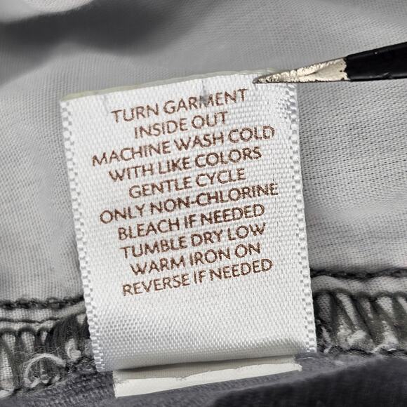 J Jill Corduroy Pants Size 8 Womens Bootcut Stretch Grey 5-Pocket 31x31 Mid Rise - Picture 14 of 15